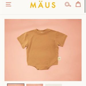 Maus Modal Tee Onesie